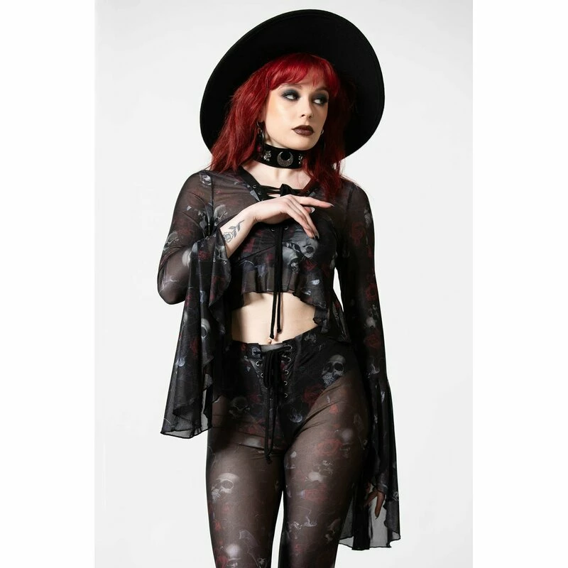 Killstar Blouse - Wicked Rose 5 Killstar Blouse - Wicked Rose - Image 3