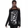 Killstar Boatneck Top - Follow Me -KILLSTAR SALES killstar boatneck top follow me 1