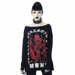 Killstar Boatneck Top - Paranoid