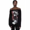 Killstar Boatneck Top - Release Me -KILLSTAR SALES killstar boatneck top release me 1