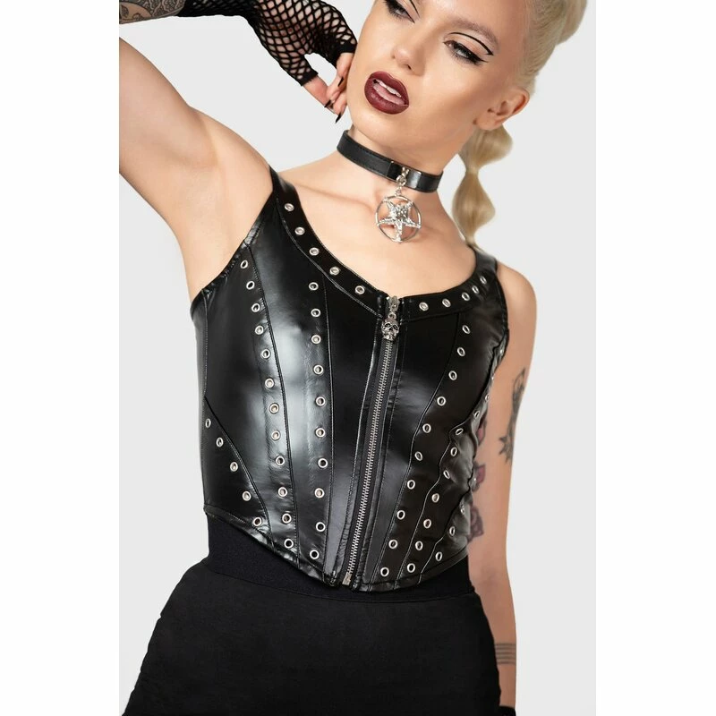 KILLSTAR Corset Top - Smoke For Sinners 3 KILLSTAR Corset Top - Smoke For Sinners - Image 2