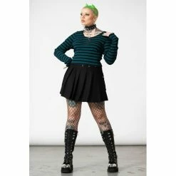 KILLSTAR Crop Top - Chimera Green -KILLSTAR SALES killstar crop top chimera green3
