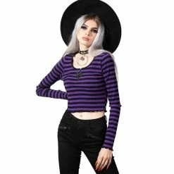 KILLSTAR Crop Top - Chimera Lila