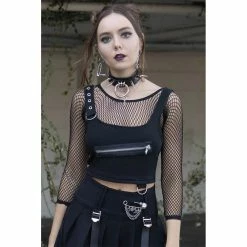 Killstar Crop Top - Evyl -KILLSTAR SALES killstar crop top evyl 13