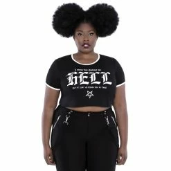 Killstar Crop Top - Handbasket -KILLSTAR SALES killstar crop top handbasket 13