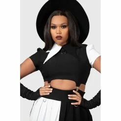 KILLSTAR SALES -KILLSTAR SALES killstar crop top hels harlequin 12