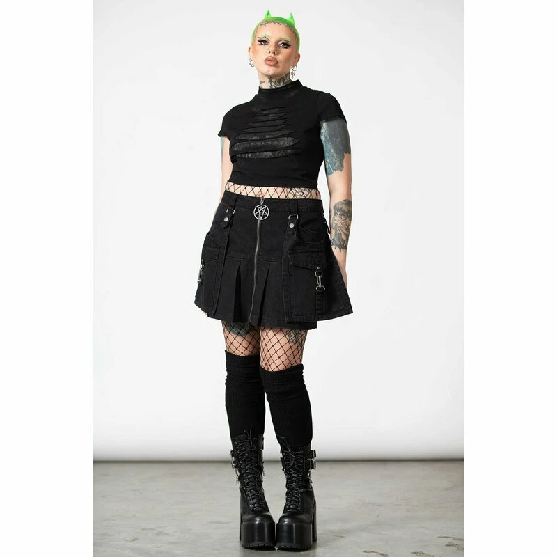 Killstar Crop Top - Hettie 6 Killstar Crop Top - Hettie - Image 4