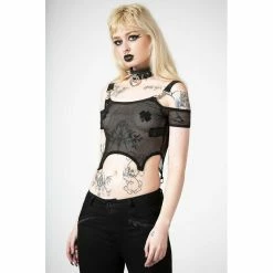 Killstar Crop Top - Hurricane Fishnet 9 Killstar Crop Top - Hurricane Fishnet -KILLSTAR SALES killstar crop top hurricane fishnet 13