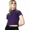 KILLSTAR Crop Top - Malkin Purple
