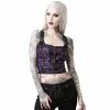 Killstar Crop Top - Miss Morbid Hold Tight -KILLSTAR SALES killstar crop top miss morbid hold tight
