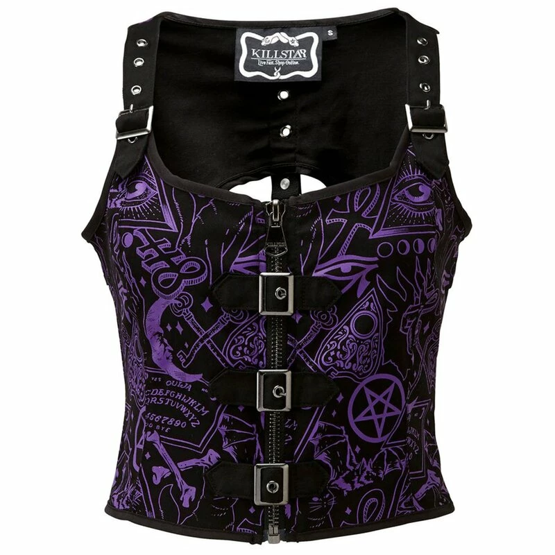 Killstar Crop Top - Miss Morbid Hold Tight 5 Killstar Crop Top - Miss Morbid Hold Tight - Image 3