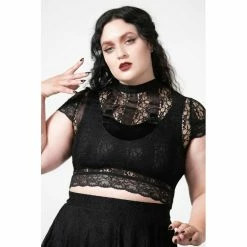 KILLSTAR Crop Top - Moon Rays -KILLSTAR SALES killstar crop top moon rays 12