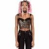 Killstar Crop Top - She's Cagey Leo