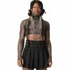 KILLSTAR Fishnet Crop Top - Hellia