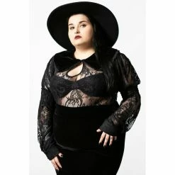 Killstar Gothic Blouse - Bite Tonight Black 8 Killstar Gothic Blouse - Bite Tonight Black -KILLSTAR SALES killstar gothic blouse bite tonight black3