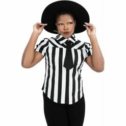 Killstar Gothic Blouse - Bloodstripe -KILLSTAR SALES killstar gothic blouse bloodstripe2