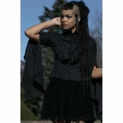 Killstar Gothic Blouse - Moon Shrine -KILLSTAR SALES killstar gothic blouse moon shrine4