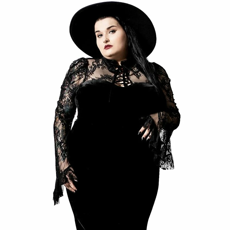 Killstar Gothic Blouse - Poison Fang Black 3 Killstar Gothic Blouse - Poison Fang Black