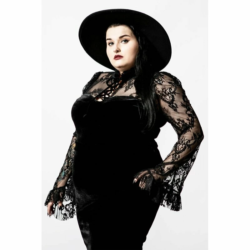 Killstar Gothic Blouse - Poison Fang Black 4 Killstar Gothic Blouse - Poison Fang Black - Image 2