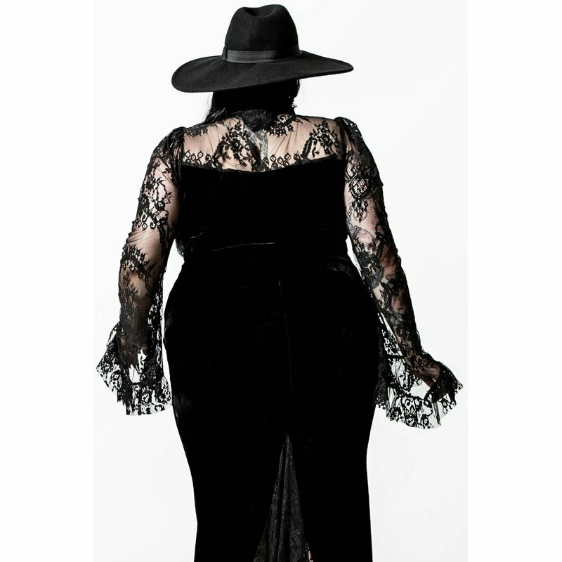 Killstar Gothic Blouse - Poison Fang Black 5 Killstar Gothic Blouse - Poison Fang Black - Image 3