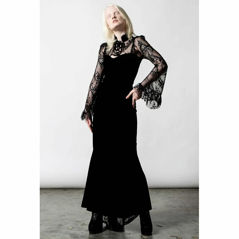 Killstar Gothic Blouse - Poison Fang Black 7 Killstar Gothic Blouse - Poison Fang Black - Image 5