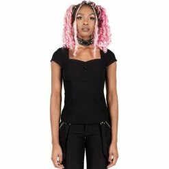Killstar Gothic Blouse - Wildling Black