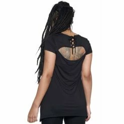 Killstar Gothic Top - I Can't Burn Lace-Up -KILLSTAR SALES killstar gothic top i cant burn lace up 12