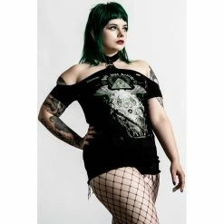 Killstar Gothic Top - Illuminated Choker -KILLSTAR SALES killstar gothic top illuminated choker 12