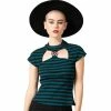 KILLSTAR Gothic Top - Lamia Green