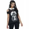 Killstar Gothic Top - Nunsense Cold Shoulder -KILLSTAR SALES killstar gothic top nunsense cold shoulder 1