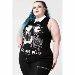 Killstar Gothic Top - Perky Collar -KILLSTAR SALES killstar gothic top perky collar 12