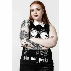 Killstar Gothic Top - Perky Collar -KILLSTAR SALES killstar gothic top perky collar 16