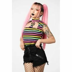 Killstar Gothic Top - Rainbow Warrior -KILLSTAR SALES killstar gothic top rainbow warrior 12