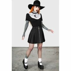 KILLSTAR Gothic Top - Wish Upon A Moon -KILLSTAR SALES killstar gothic top wish upon a moon 13