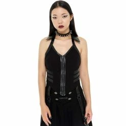 Killstar Halter Top - Anita Ammo Black