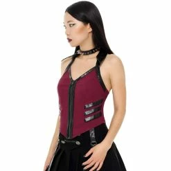 Killstar Halter Top - Anita Ammo Blood -KILLSTAR SALES killstar halter top anita ammo blood 12