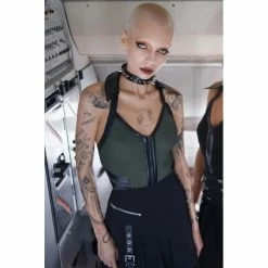 Killstar Halter Top - Anita Ammo Khaki 8 Killstar Halter Top - Anita Ammo Khaki -KILLSTAR SALES killstar halter top anita ammo khaki 13