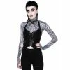 Killstar Halter Top - Cadaver Black -KILLSTAR SALES killstar halter top cadaver black