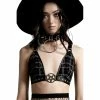 Killstar Halter-Top - Crimson Daze Ash Tartan
