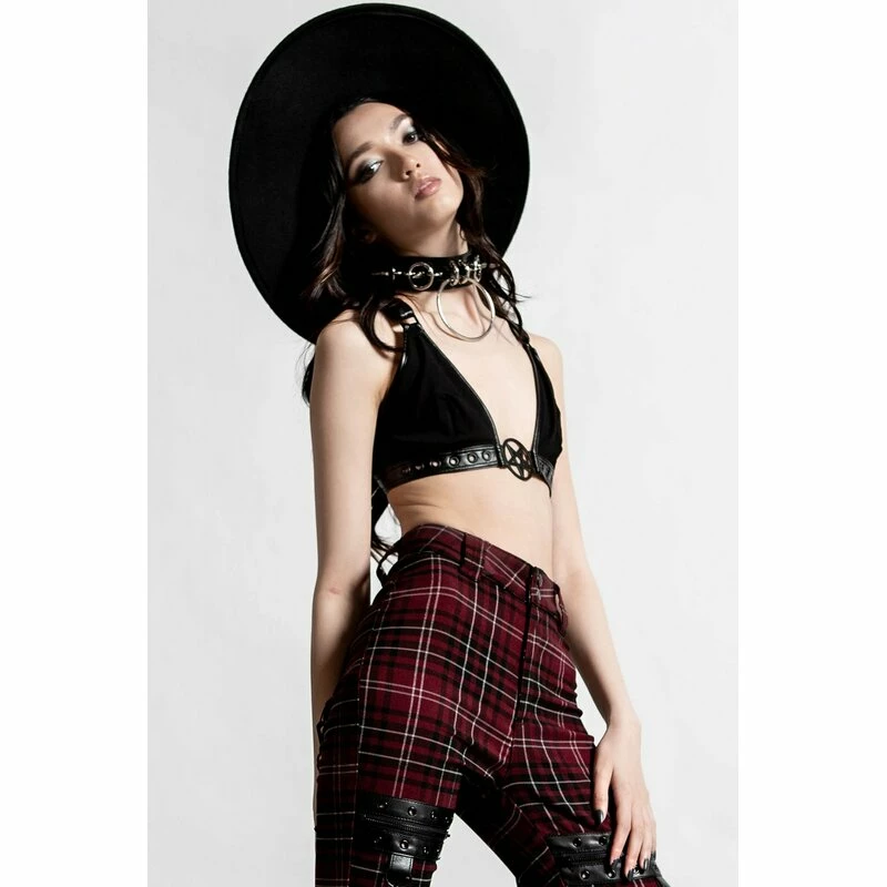 Killstar Halter-Top - Crimson Daze Black 4 Killstar Halter-Top - Crimson Daze Black - Image 2