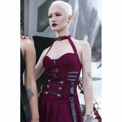 Killstar Halter Top - Night Patrol Blood -KILLSTAR SALES killstar halter top night patrol blood 13