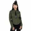 Killstar Halter Top - Secret Mission Khaki -KILLSTAR SALES killstar halter top secret mission khaki