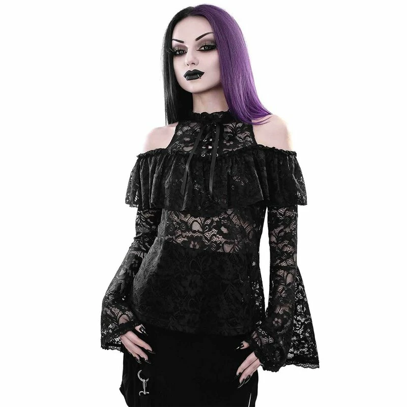 Killstar Lace Blouse - Greta Maiden 3 Killstar Lace Blouse - Greta Maiden