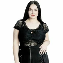 Killstar Lace Blouse - Holly -KILLSTAR SALES killstar lace blouse holly4