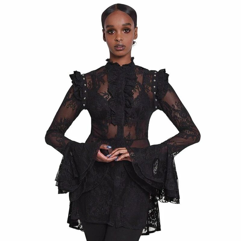 Killstar Lace Blouse - She's Wicked 3 Killstar Lace Blouse - She's Wicked