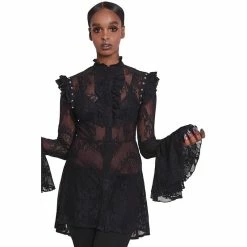 Killstar Lace Blouse - She's Wicked 7 Killstar Lace Blouse - She's Wicked -KILLSTAR SALES killstar lace blouse shes wicked2