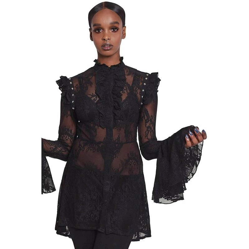 Killstar Lace Blouse - She's Wicked 4 Killstar Lace Blouse - She's Wicked - Image 2