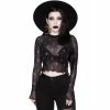 Killstar Mesh Crop Top - Mystica -KILLSTAR SALES killstar mesh crop top mystica 1