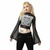 Killstar Mesh Crop Top - Unholy Witch