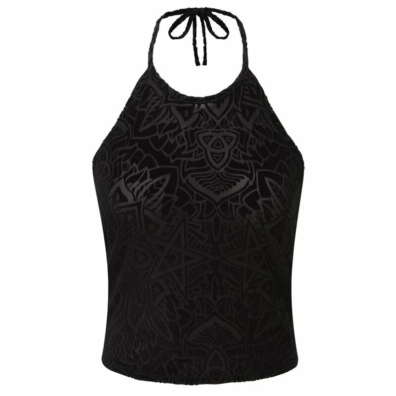 Killstar Neckholder Top - Burn Baby Burn 5 Killstar Neckholder Top - Burn Baby Burn - Image 3
